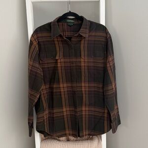 Ralph Lauren Suede Flannel